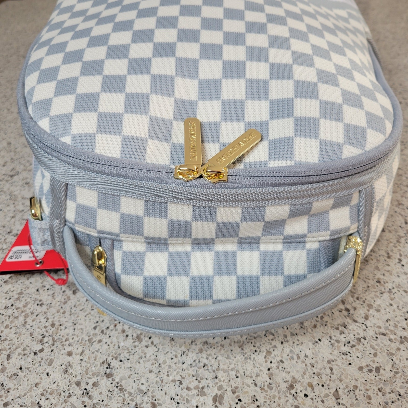 NWT SPRAYGROUND Knit SHARKS IN PARIS Cream DLX Backpack Soldout Limited Edition