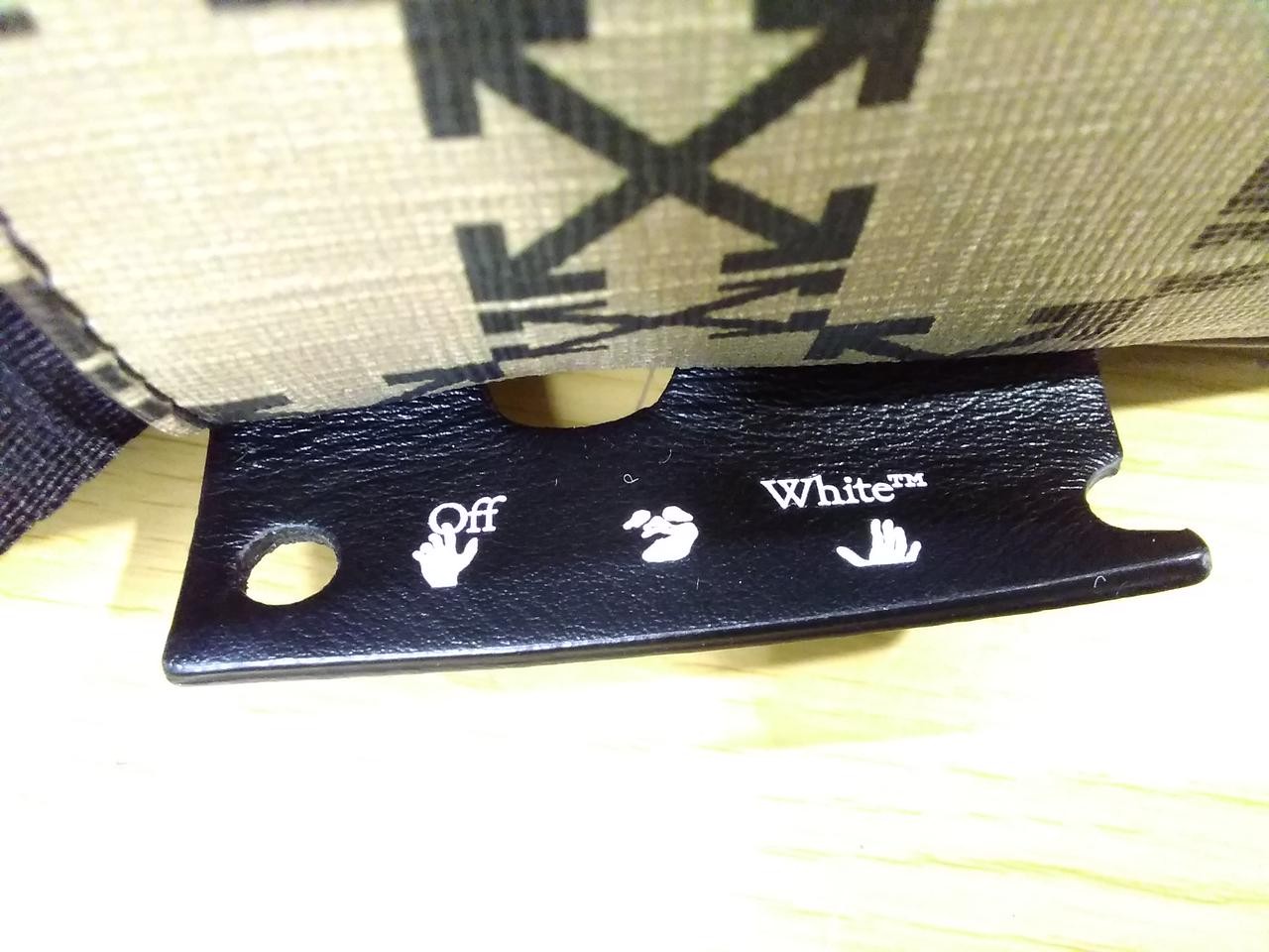 OFF WHITE Monogram Shoulder Bag Model BEIGE OFF WHITE