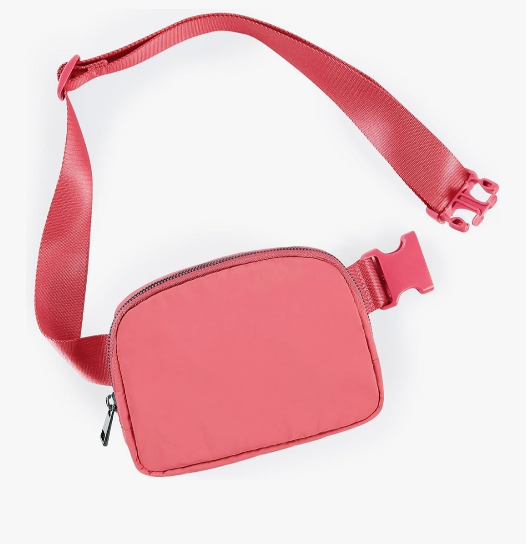 ODODOS Unisex Mini Belt Bag with Adjustable Strap Small Waist Pouch for Workout