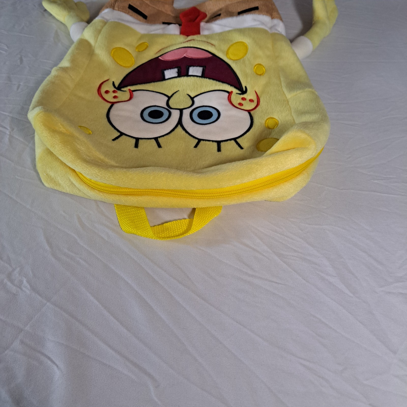 Rare Universal Studios Spongebob SquarePants Plush Backpack Bag Exclusive
