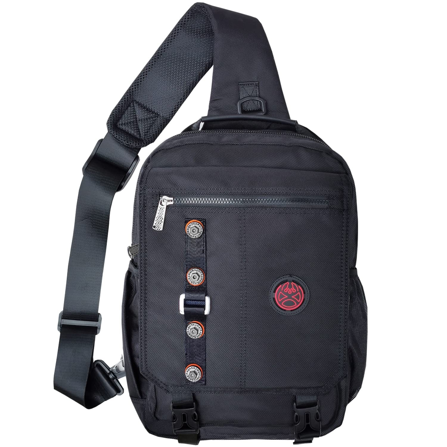Kawei Knight Large Sling Bag Laptop Backpack Cross Body Messenger Bag Shoulder