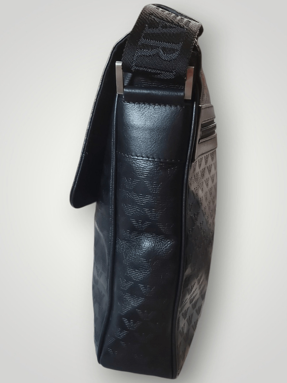 Emporio Armani Black Mens Crossbody Messenger Bag