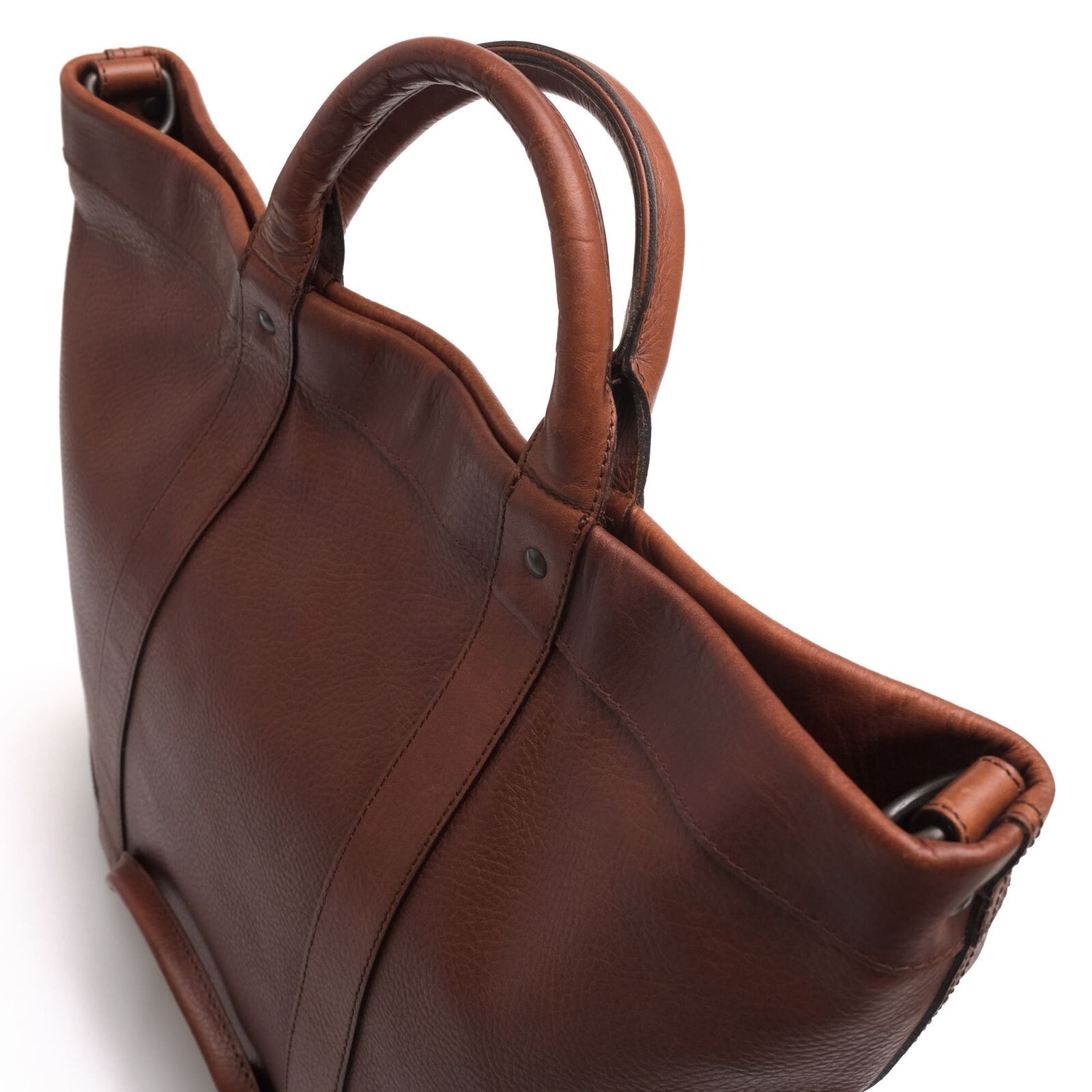 PORTER Yoshida Bushel Tote Bag L Leather Brown B4 Business Japan Authentic