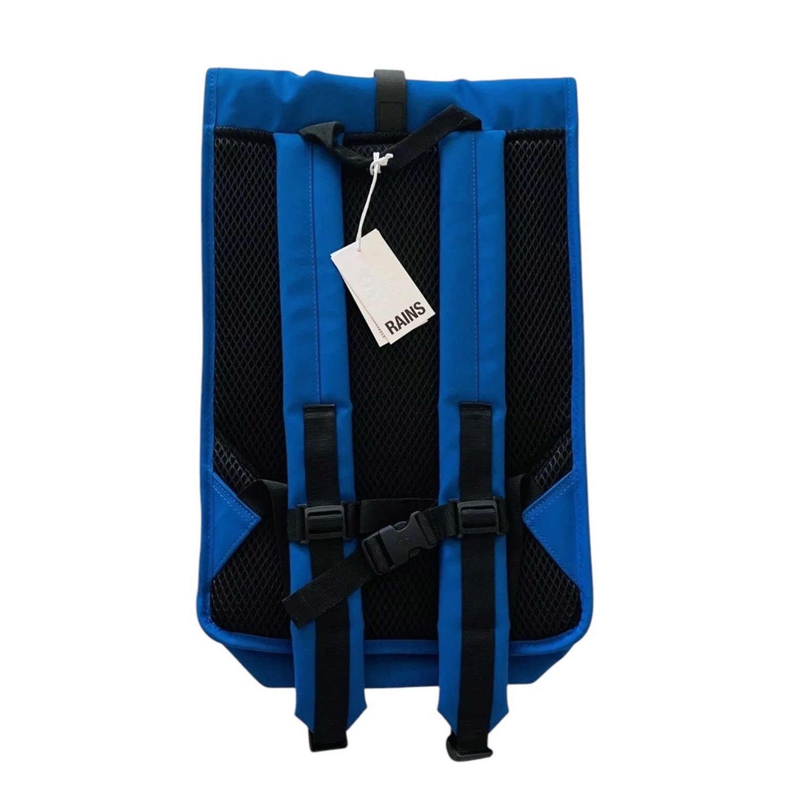 NWT! Rains Rolltop Rucksack W3 in Blue Waves – Unisex (MSRP $140)