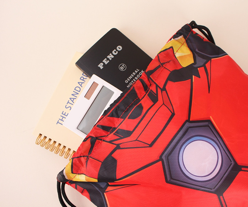 Marvel Iron Man Reversible Crossbody Bag for Kids – 34cm x 40cm, KOREA