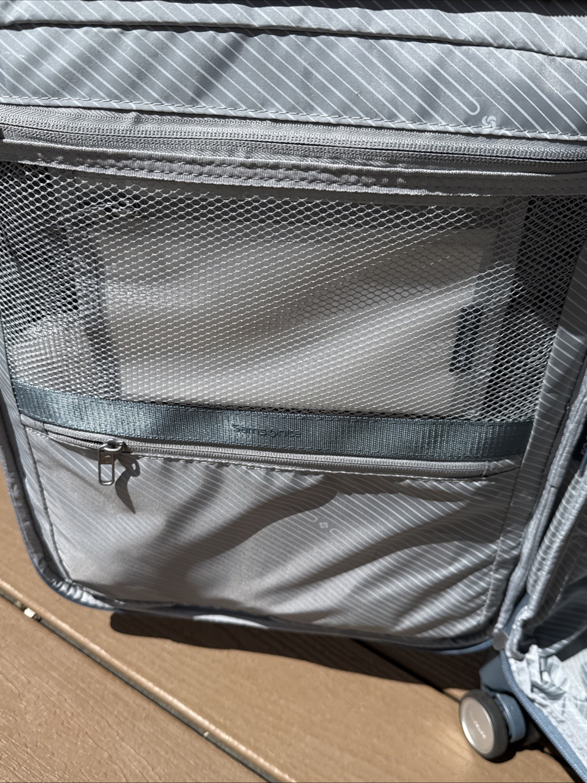 Samsonite UpLIFT Lightweight Softside Expandable Luggage Blue Carry On