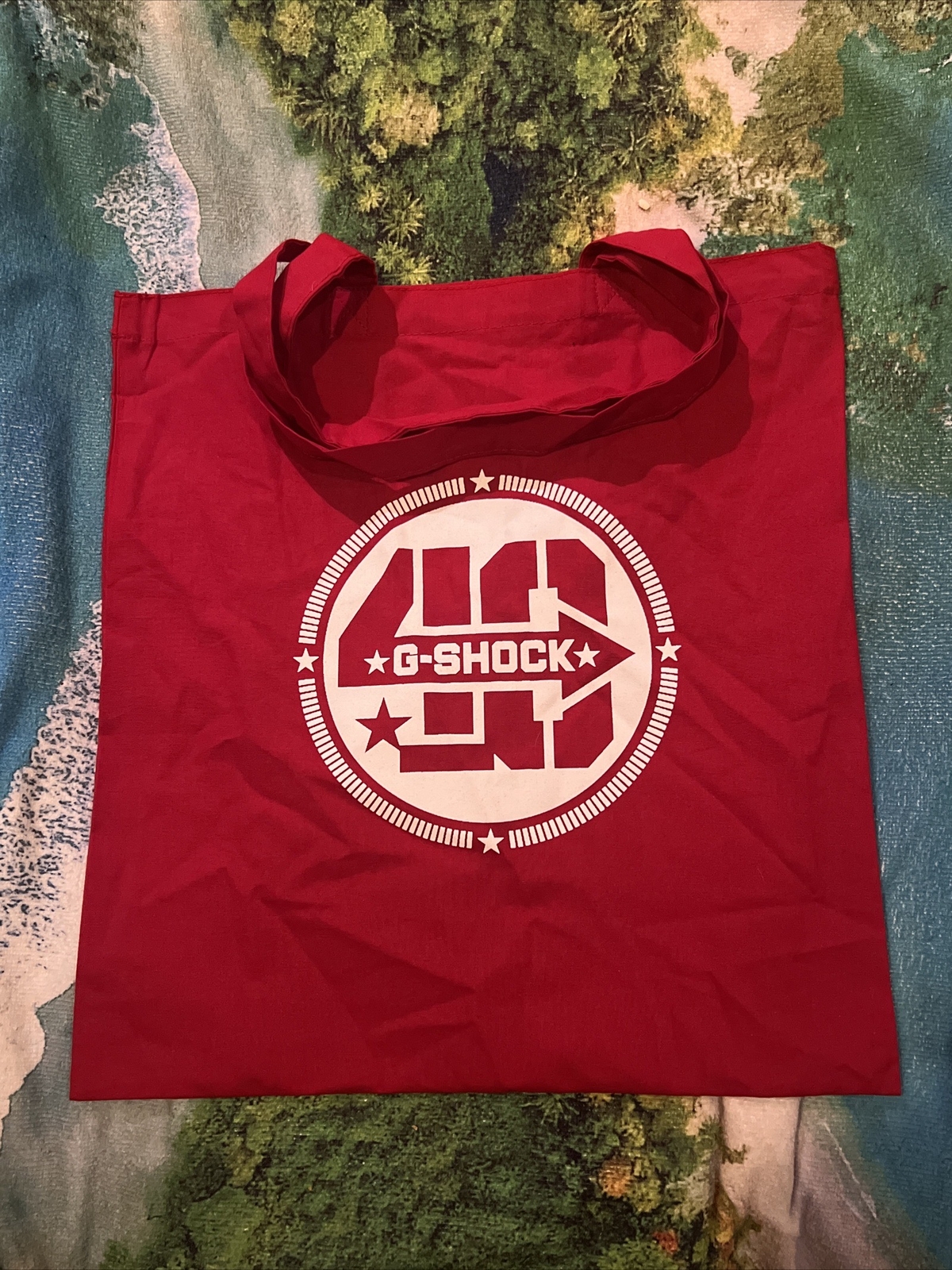 G-SHOCK 40TH ANNIVERSARY PARTY – VIP BAG – MADE FOR EVENT BAG – RED AND WHITE