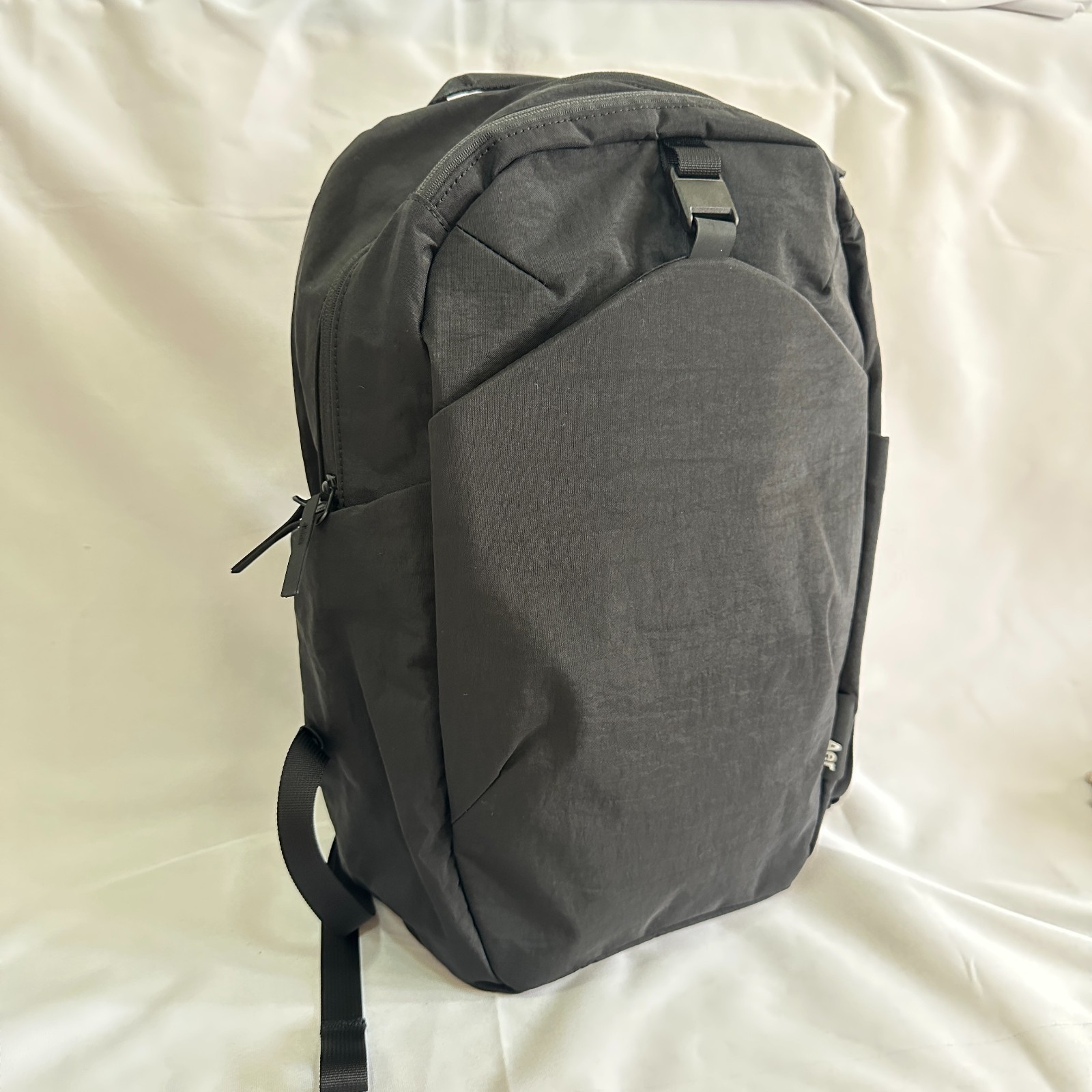 Aer Go Pack 2 20L Black – Packable Lightweight Travel Backpack for 16″ Laptop, B