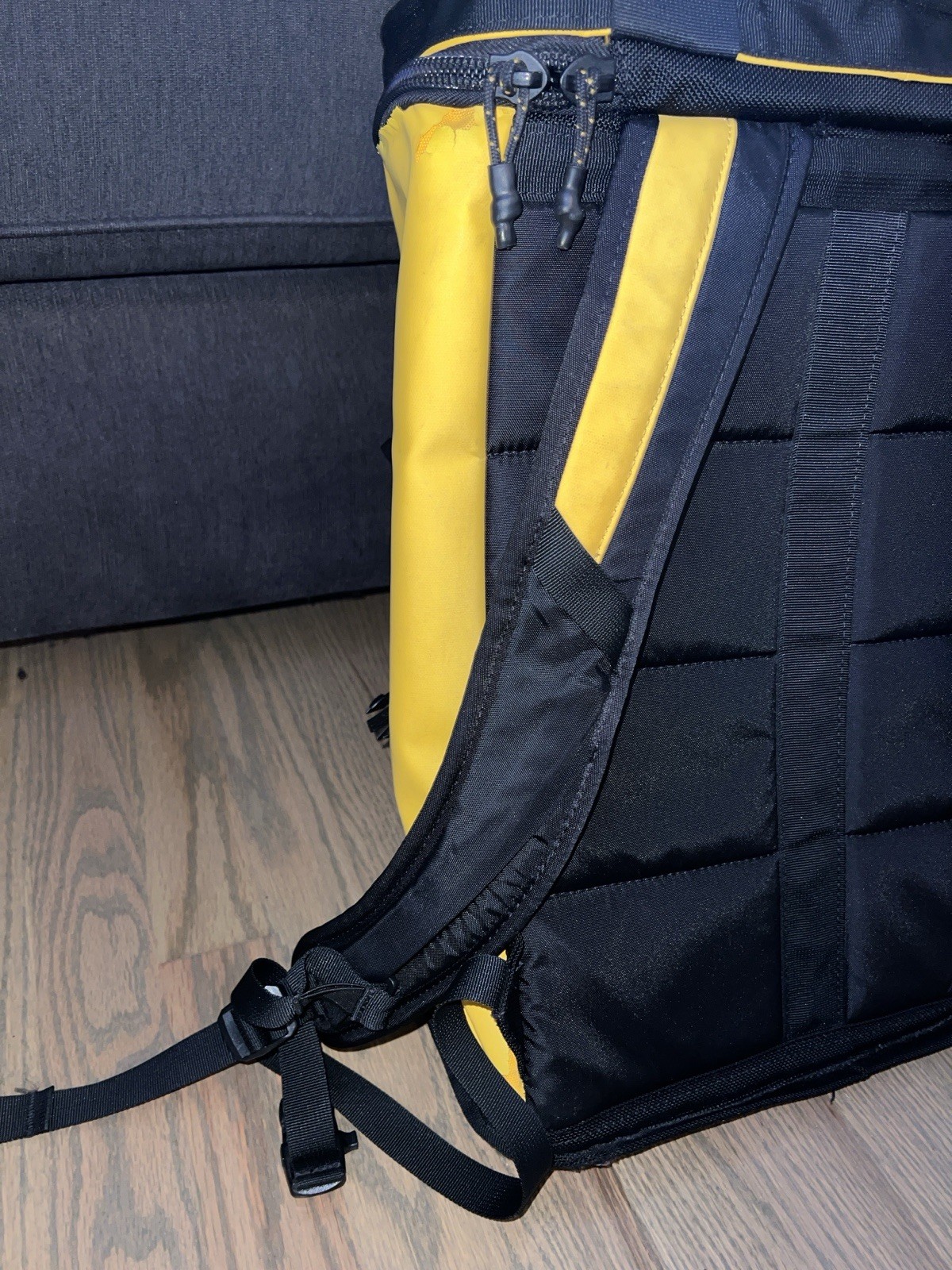THE NORTH FACE Big Logo Square Backpack EXPLORE FUSEBOX L [NF0A3KYF] Yellow