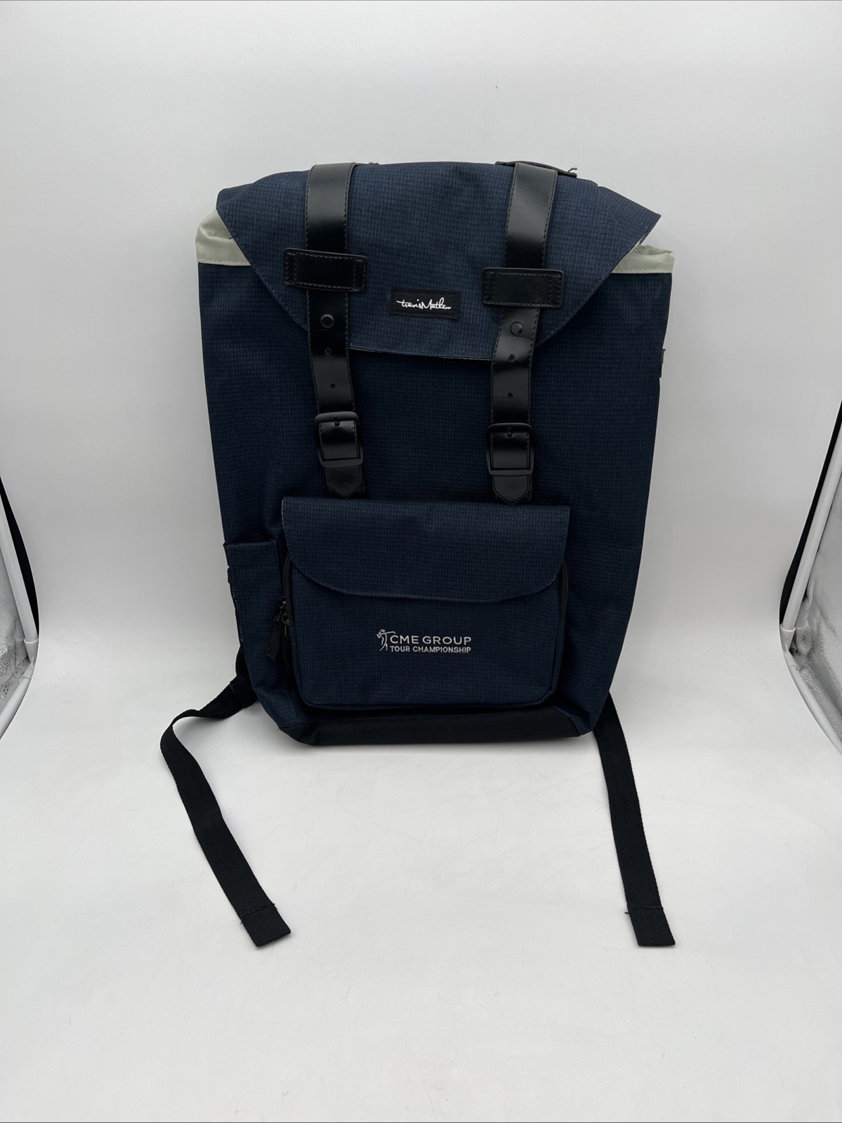 Travis Mathew Sunderland Backpack CME Group Tour Championship 18×11.5×6 Blue