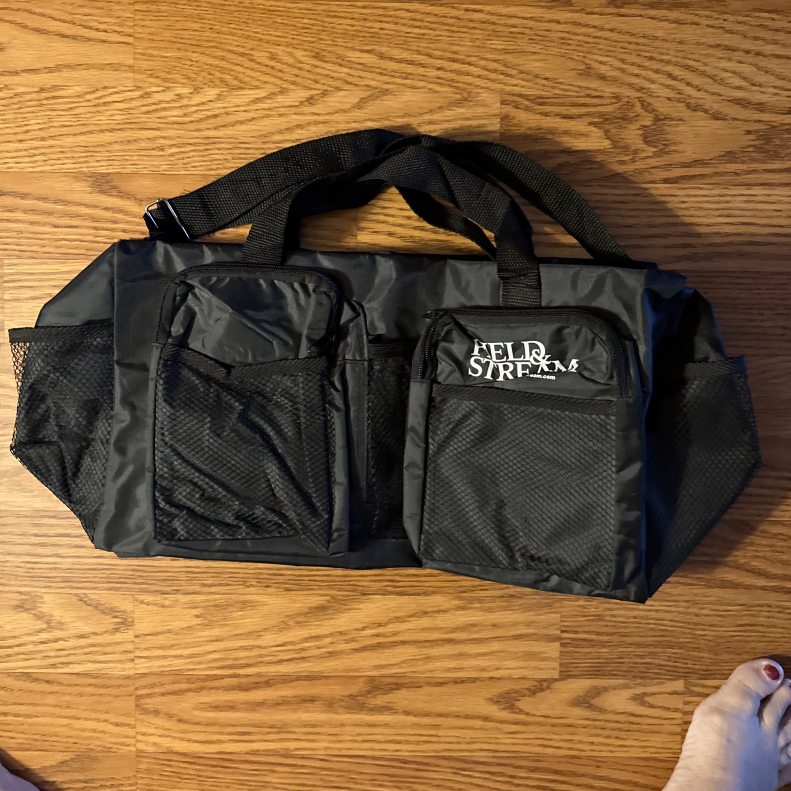 Field & Stream Nylon Black Duffle Bag 15″ X 9.5″