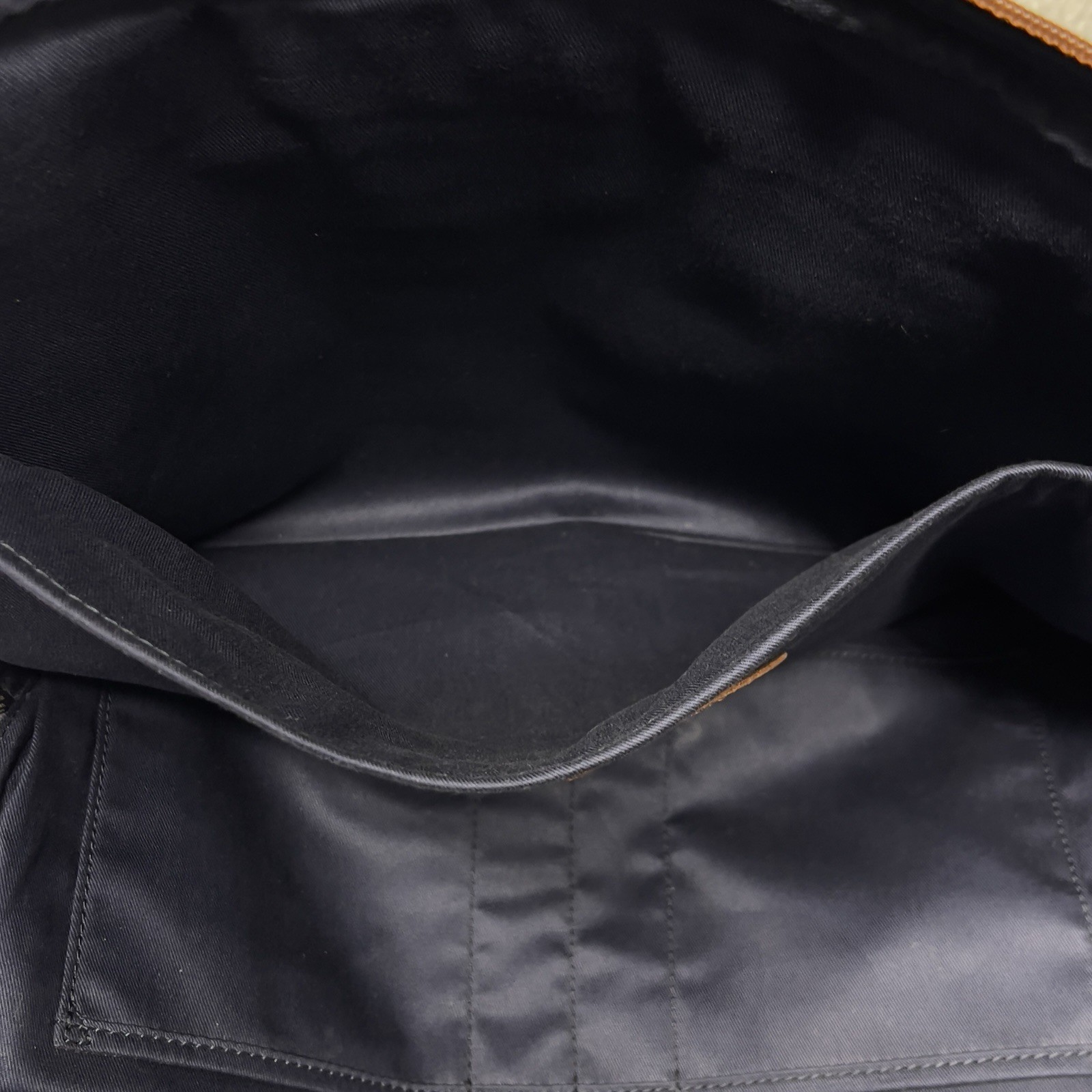 Fossil estate document Messenger Bag Shoulder Bag Leather Handles Twill Leather