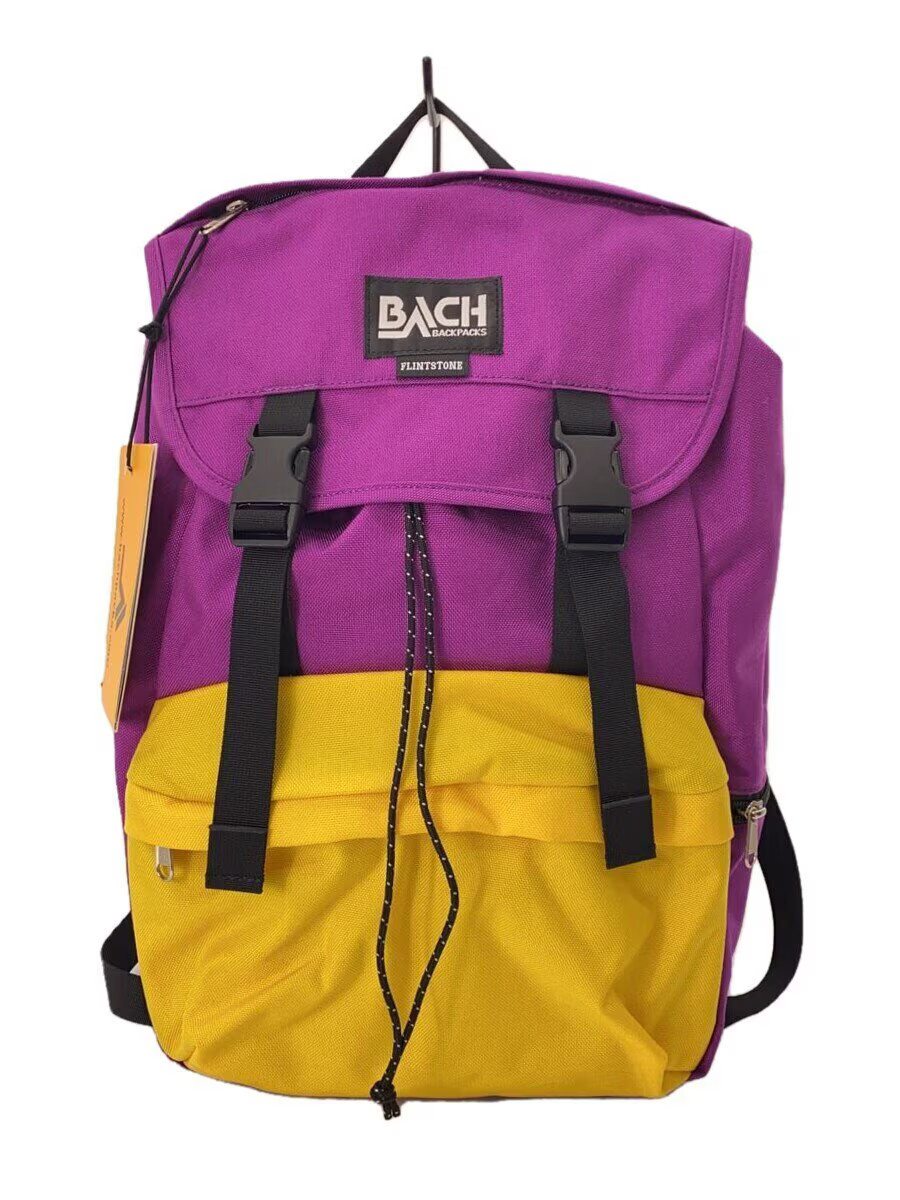 BACH Backpack, Two-Tone Purple x Yellow, PUP x YLW, Solid Color, SB-91003