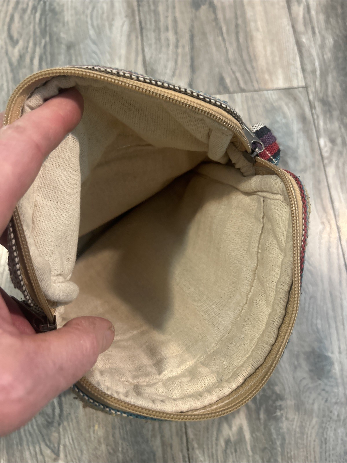 Himalayan Hemp THC Free Multi Color Small Handmade Crossbody 5 Pockets