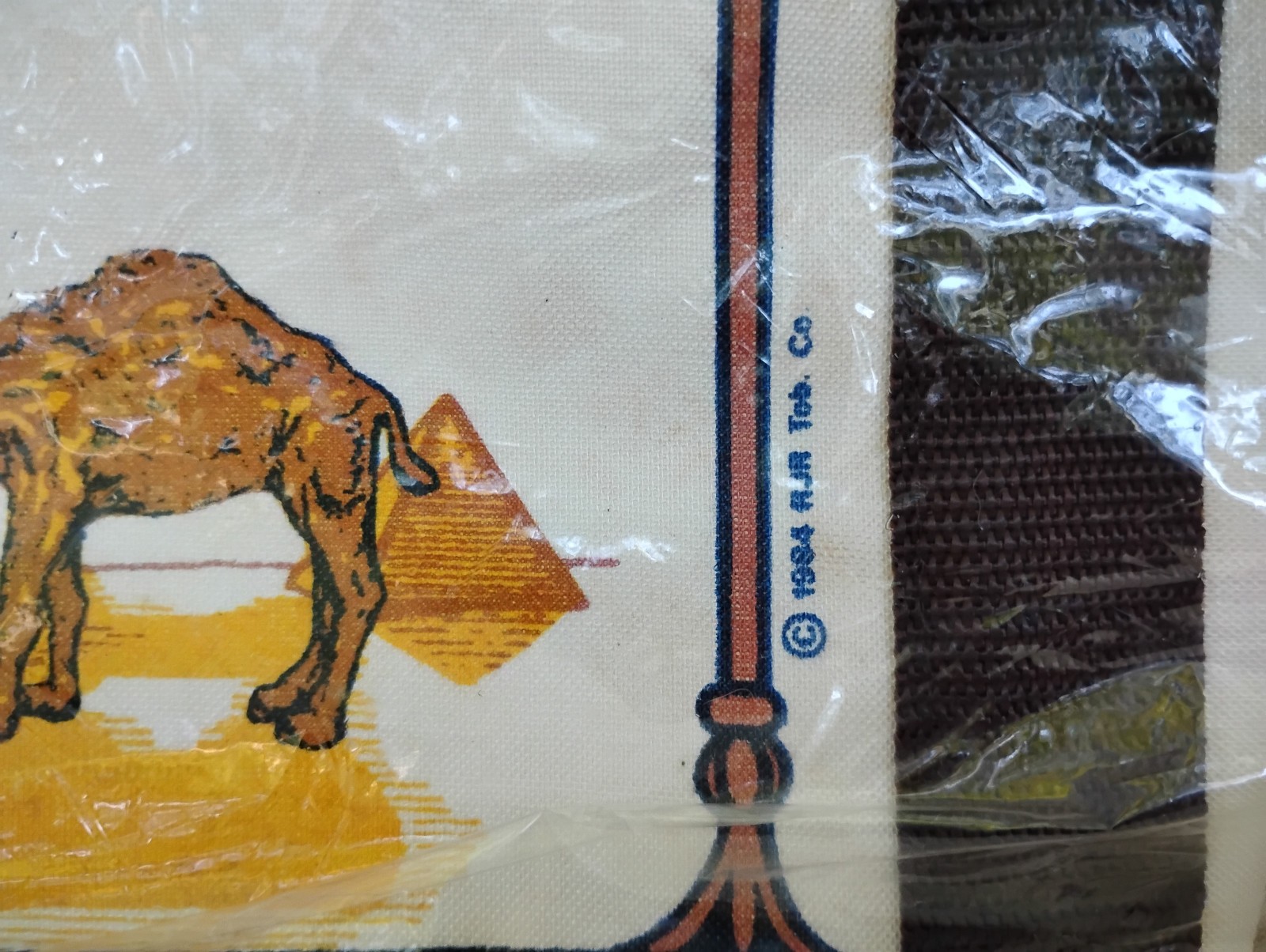 Vinttage Camel Logo White Canvas Duffel Bag RJ Reynolds Promo 1984