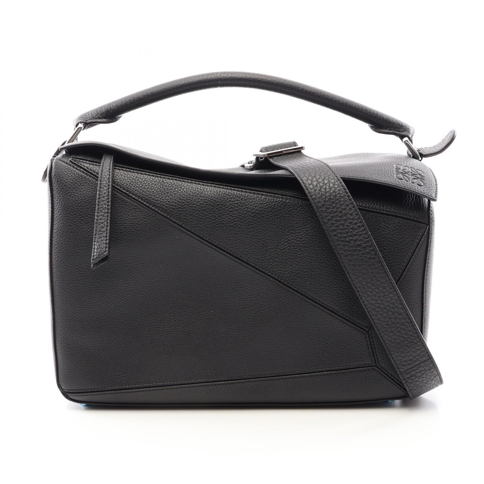 LOEWE Puzzle Bag Large shoulder crossbody Handbag B510PNLX031100 leather Black