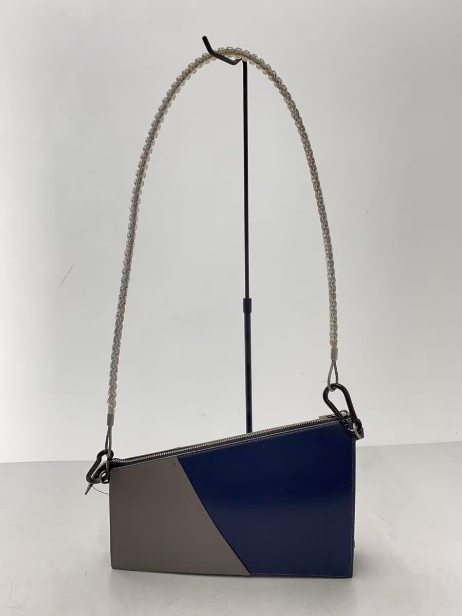 Other Brands A-Cold-Wall Leather Shoulder Bag BLU