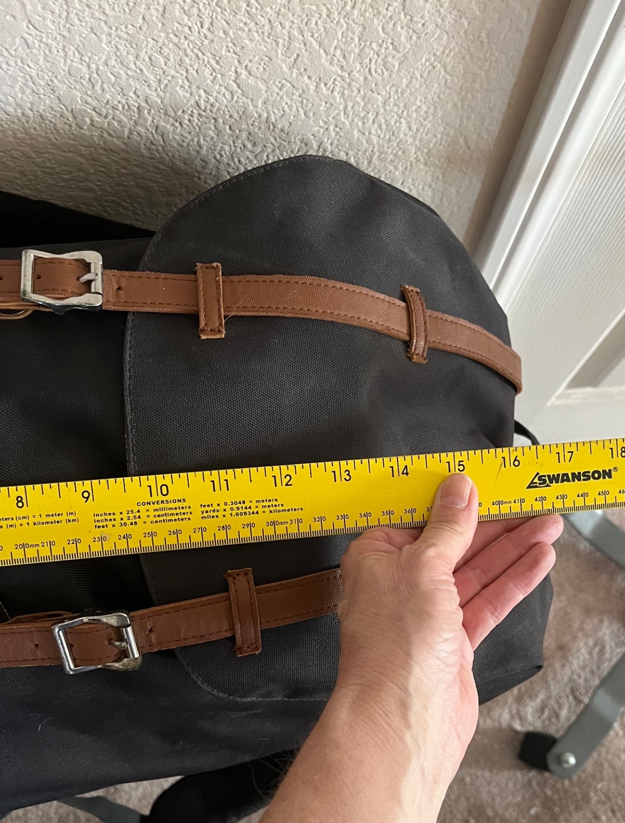 Herschel Retreat Backpack Cusomized. New, no tags. Vintage Mountaineering Style