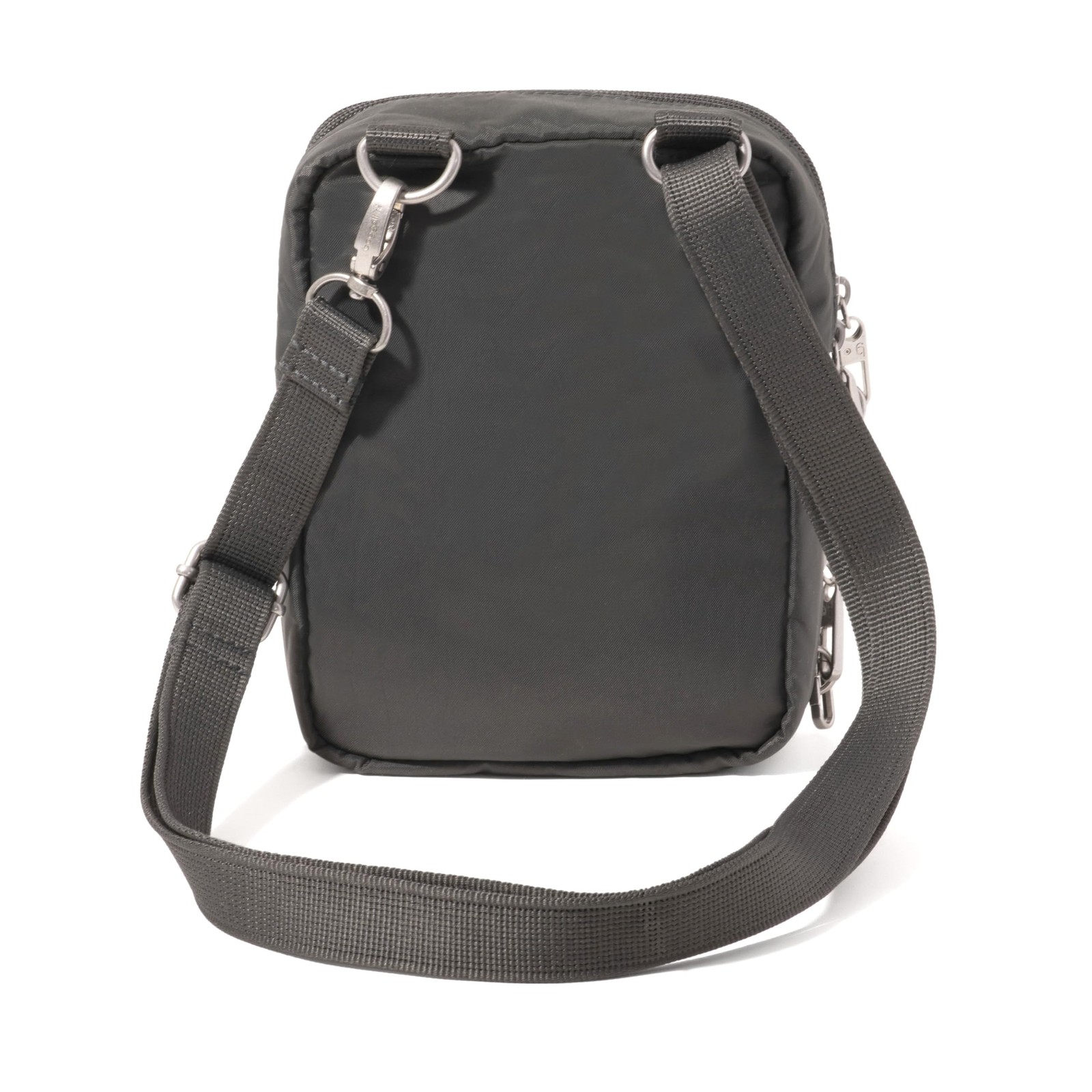 Baggallini Securtex Anti-Theft Mini Everything Crossbody One Size, Charcoal