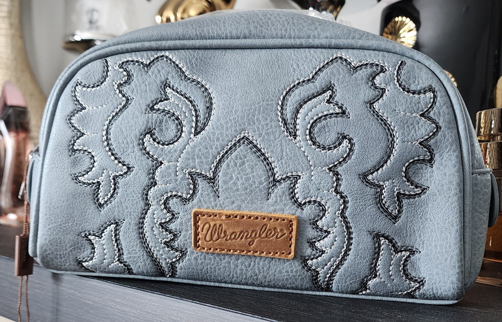 Wrangler Embroidered Multi Purpose/Travel Pouch