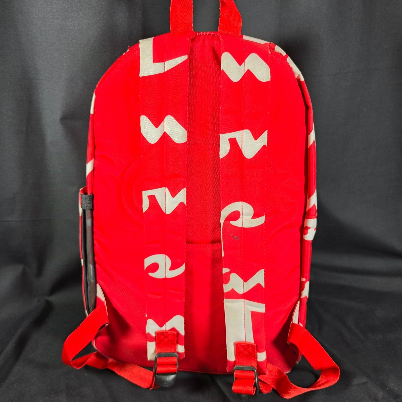 Champion Supercize 2.0 Red All Over Print Backpack Embroidered Logo School Bag