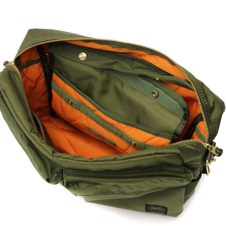 Yoshida Porter FORCE Shoulder bag 855-07415 Olive Green Tracking From JP z85
