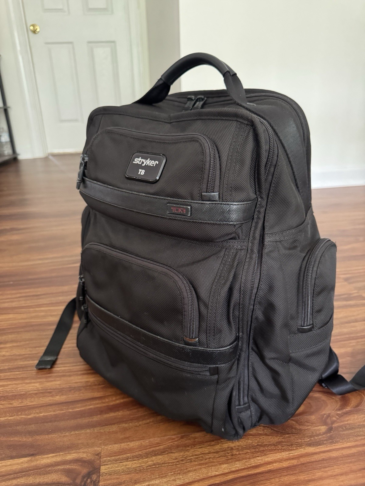 TUMI Alpha 2 T-Pass Backpack Laptop Bag Black Ballistic Nylon