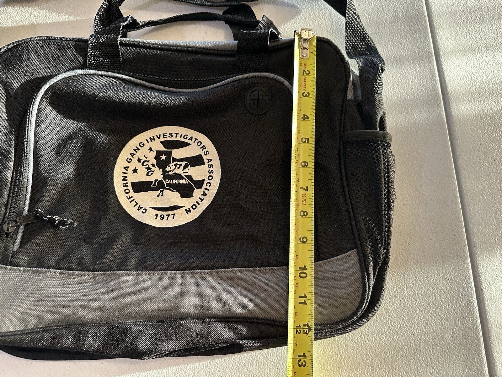 California Gang Inv Associate Messenger Bag Black Leeds Carryon Laptop Bag