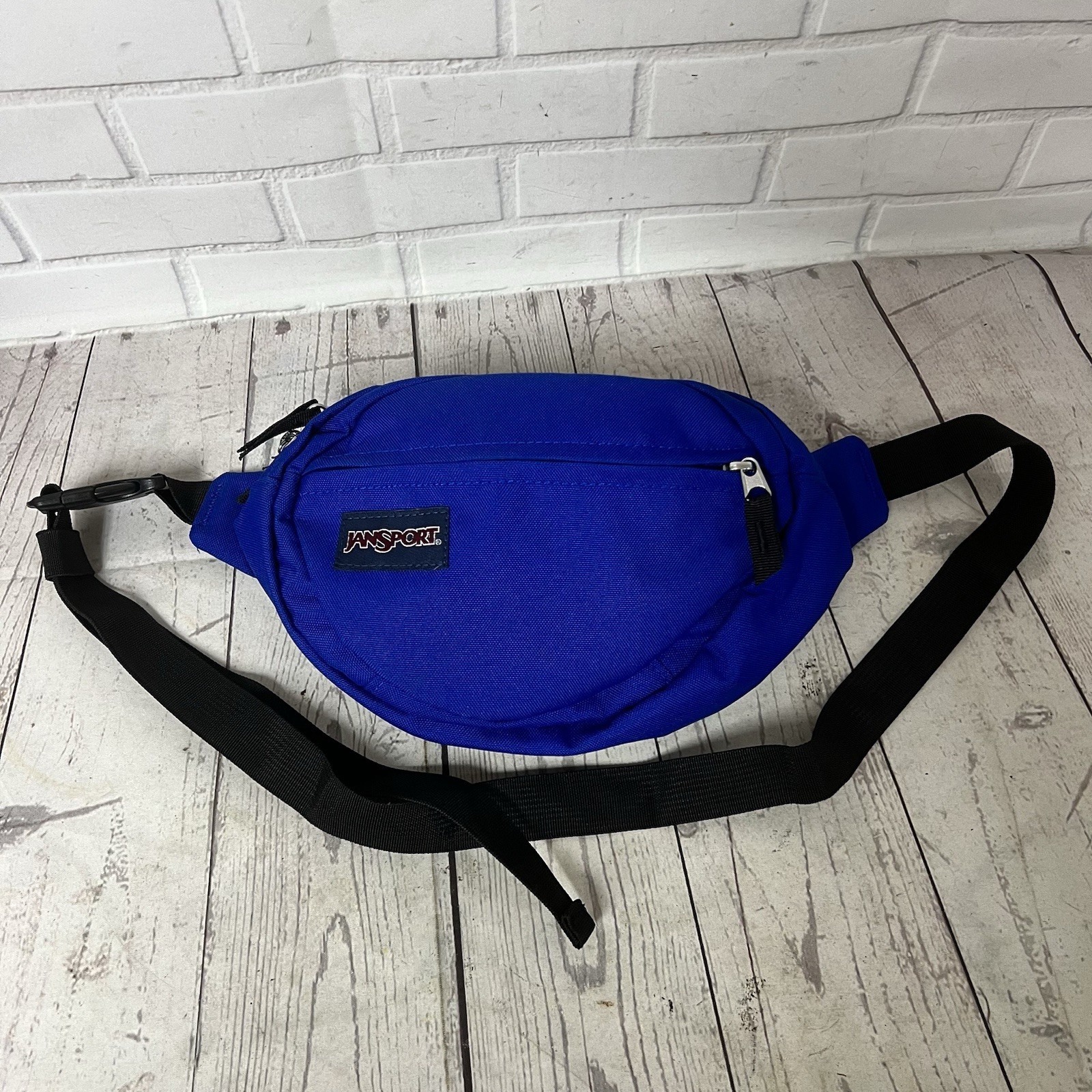 Jansport Royal Blue Belt Bag Fanny Pack Canvas