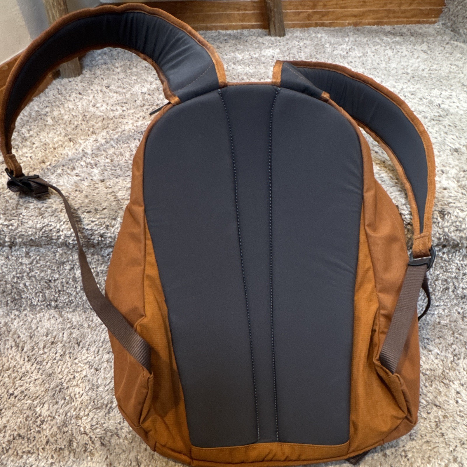 Bellroy Burnt Orange Laptop Backpack with Padded Adjustable Shoulder Strap