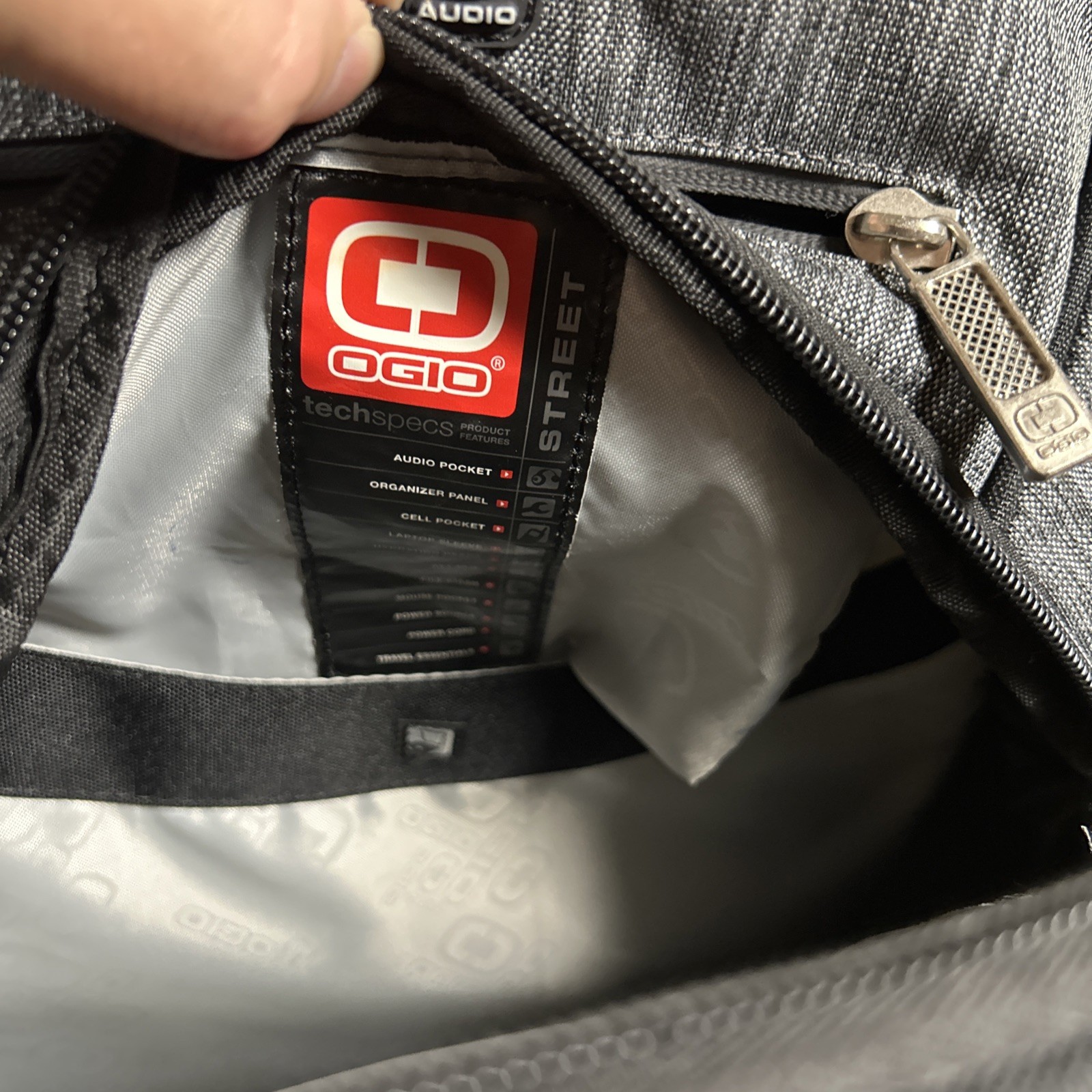 OGIO Metro Street Backpack 17×13 large Laptop Books School NGI Logo