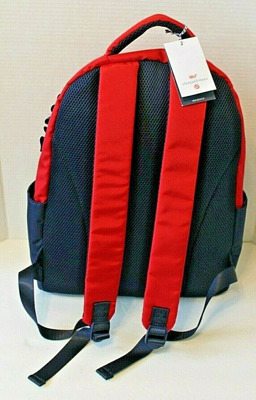 Vineyard Vines Large Backpack NWT Red Blue Limited Edition Made For Target