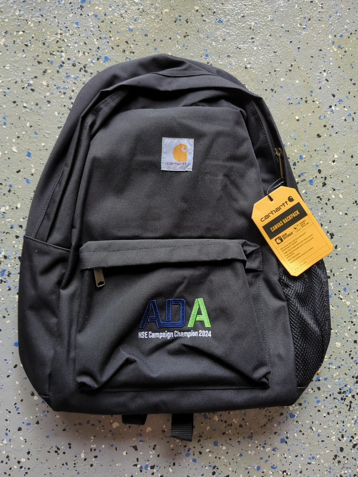 Carhartt Canvas Backpack Water Repellant Backpack Black ADA