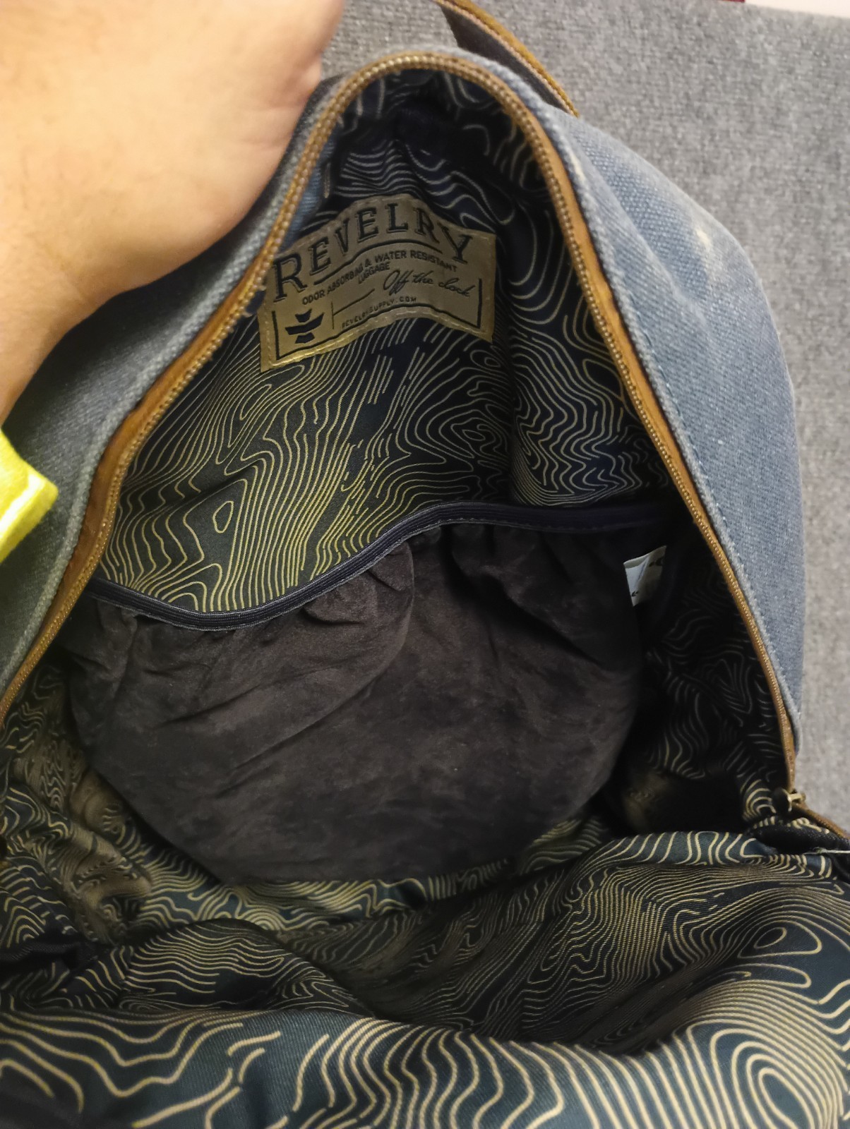 Reverly Smell Proof Bag Backpack Canvas Travel Bag Smell Proof Bag