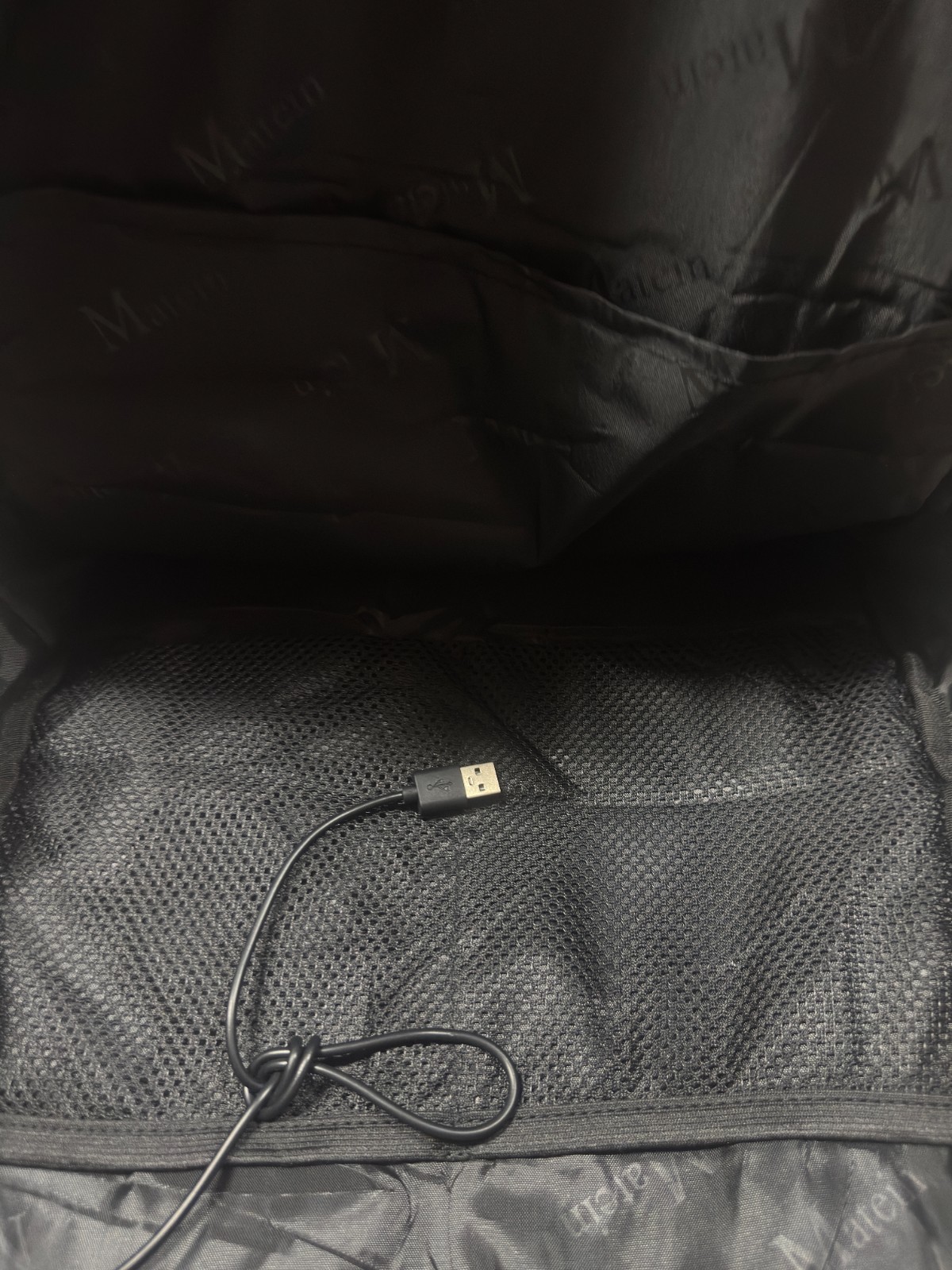 Matein Mlassic Laptop Men Heather Blue USB Charging Hidden Anti-Theft Pocket Bag