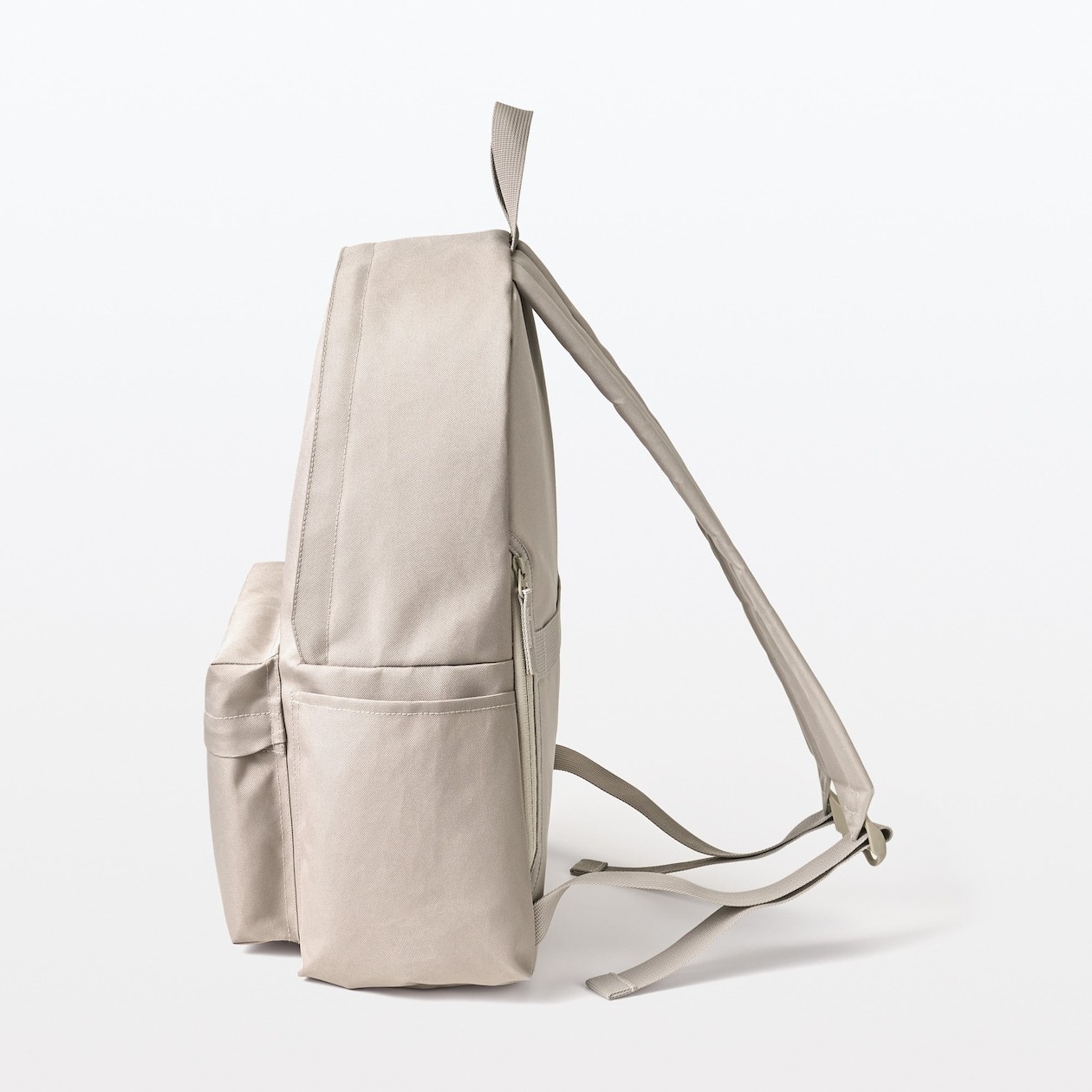 Water-Repellent Lightweight Shoulder Relief Rucksack Light Beige 17x13x6in 20L