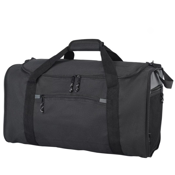 Black Duffle Bag for Men and Women Travel Gym Sports Carry Bags Free shipping