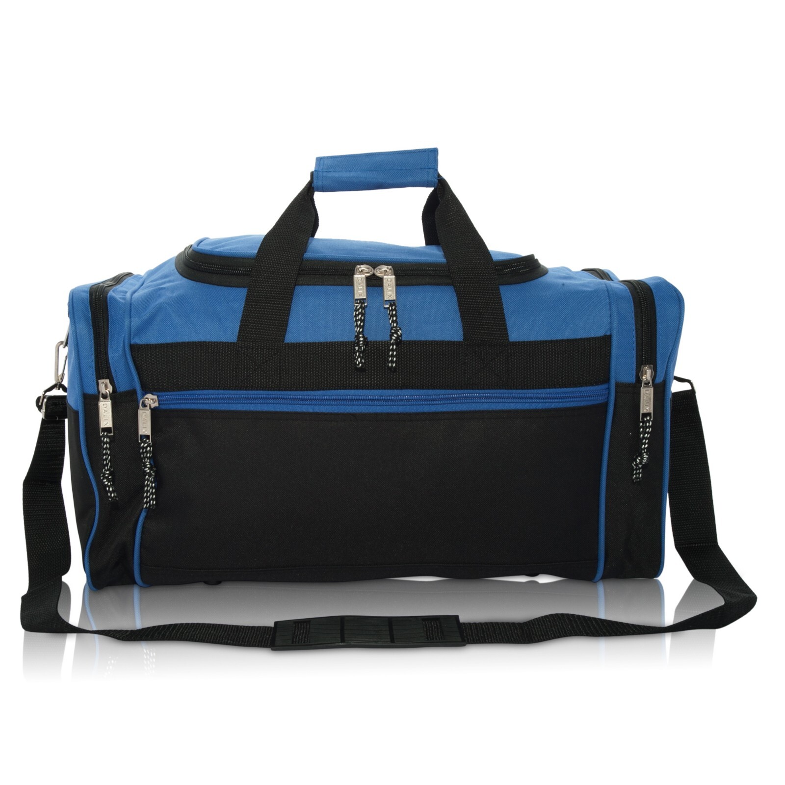 Brand New Duffle Bag Duffel Bag Large in Royal Blue and Black Gym Bag