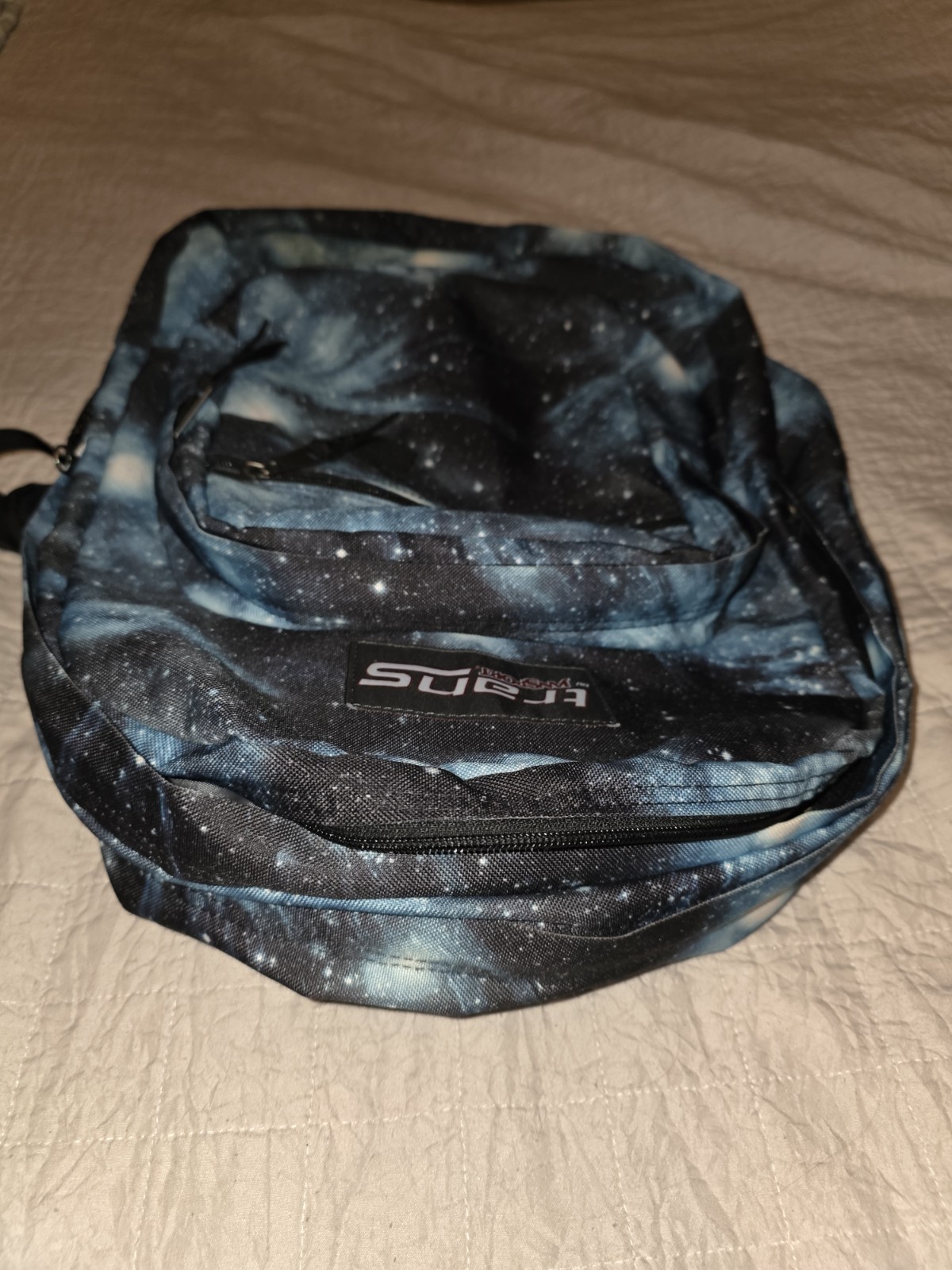 JanSport Trans SuperMax Backpack Laptop Sleeve Cosmos Galaxy Space Blue JS00TM60