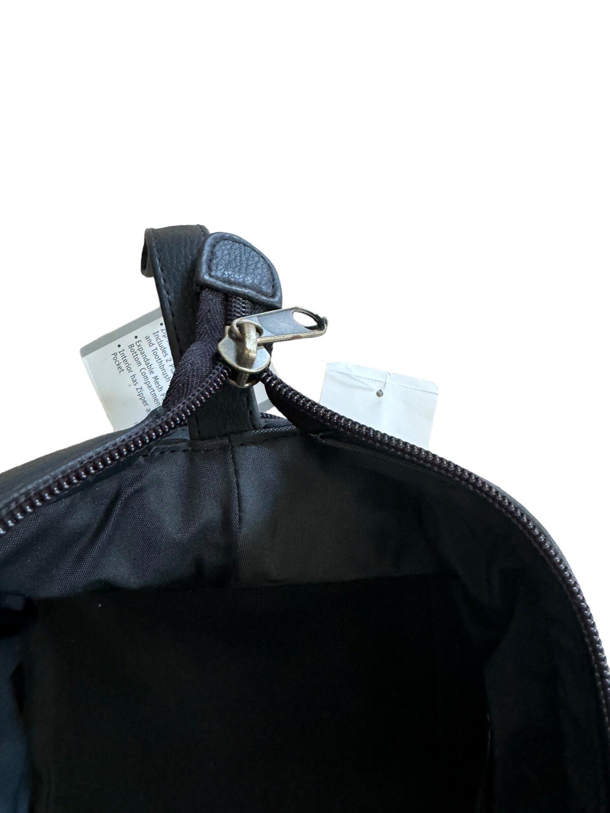 Buxton Men’s Jumbo Travel Kit Zipped Bottom Holds Toiletries None included