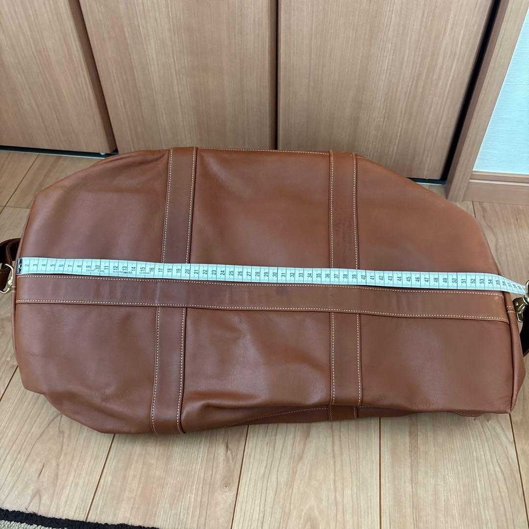 COACH Vintage Leather Boston Bag Brown Large Travel Duffle USA Made