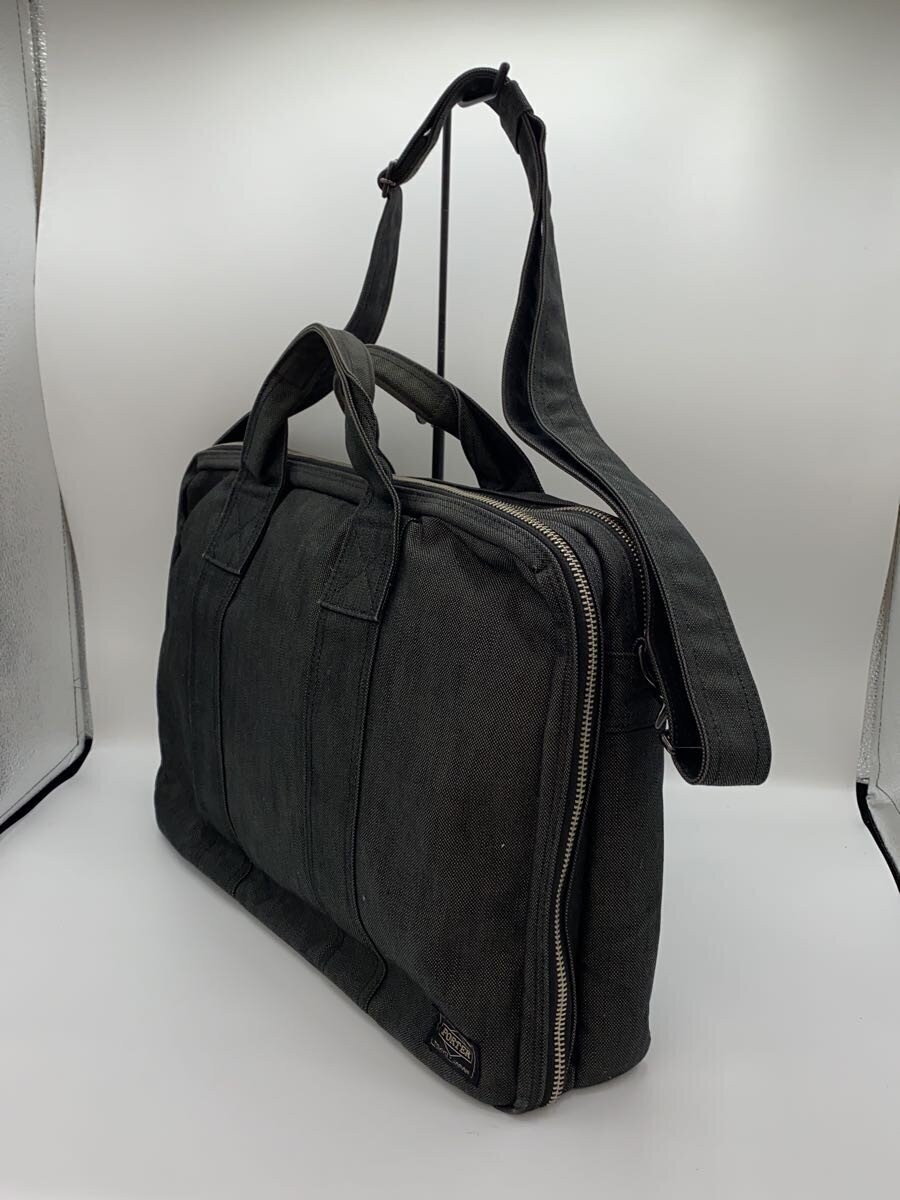 Authentic PORTER Smoky Briefcase Gray 9cm x 28cm x 41cm Casual Business Bag