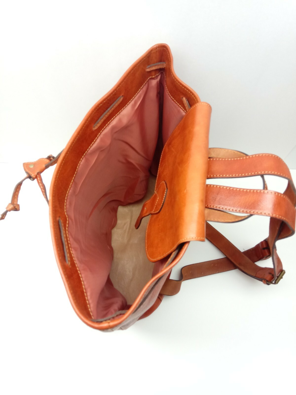 Messenger Bag – Backpack Genuine Leather – Handmade in Morocco – Large 24″x20″