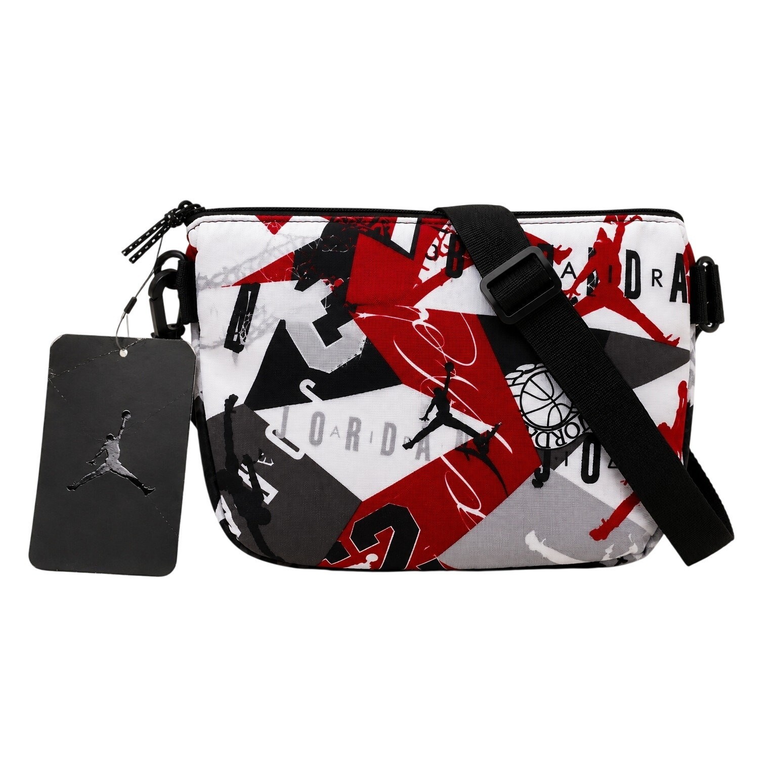 Nike Air Jordan Crossbody Shoulder Bag Gym Red AOP Jumpman NWT 9A0351-R78 OS