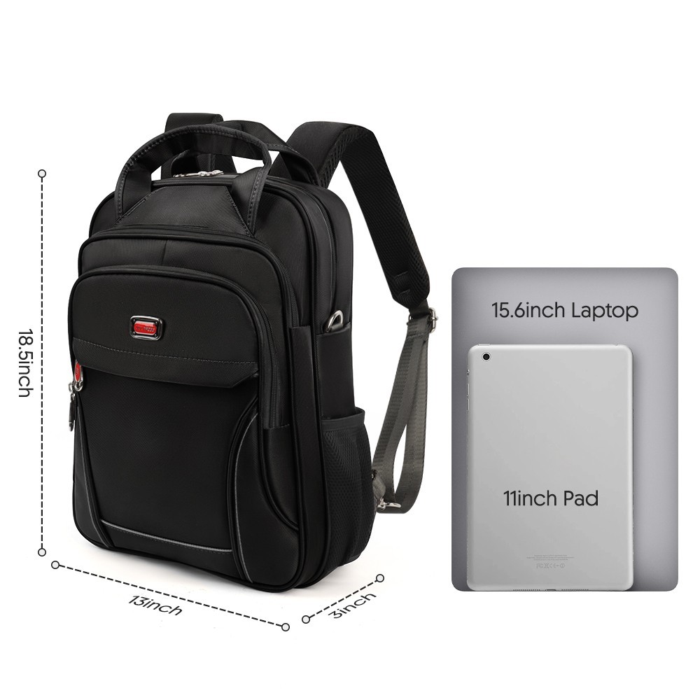 3 in 1 Slim Backpack For Men 15.6 Inch Laptop Bags Waterproof