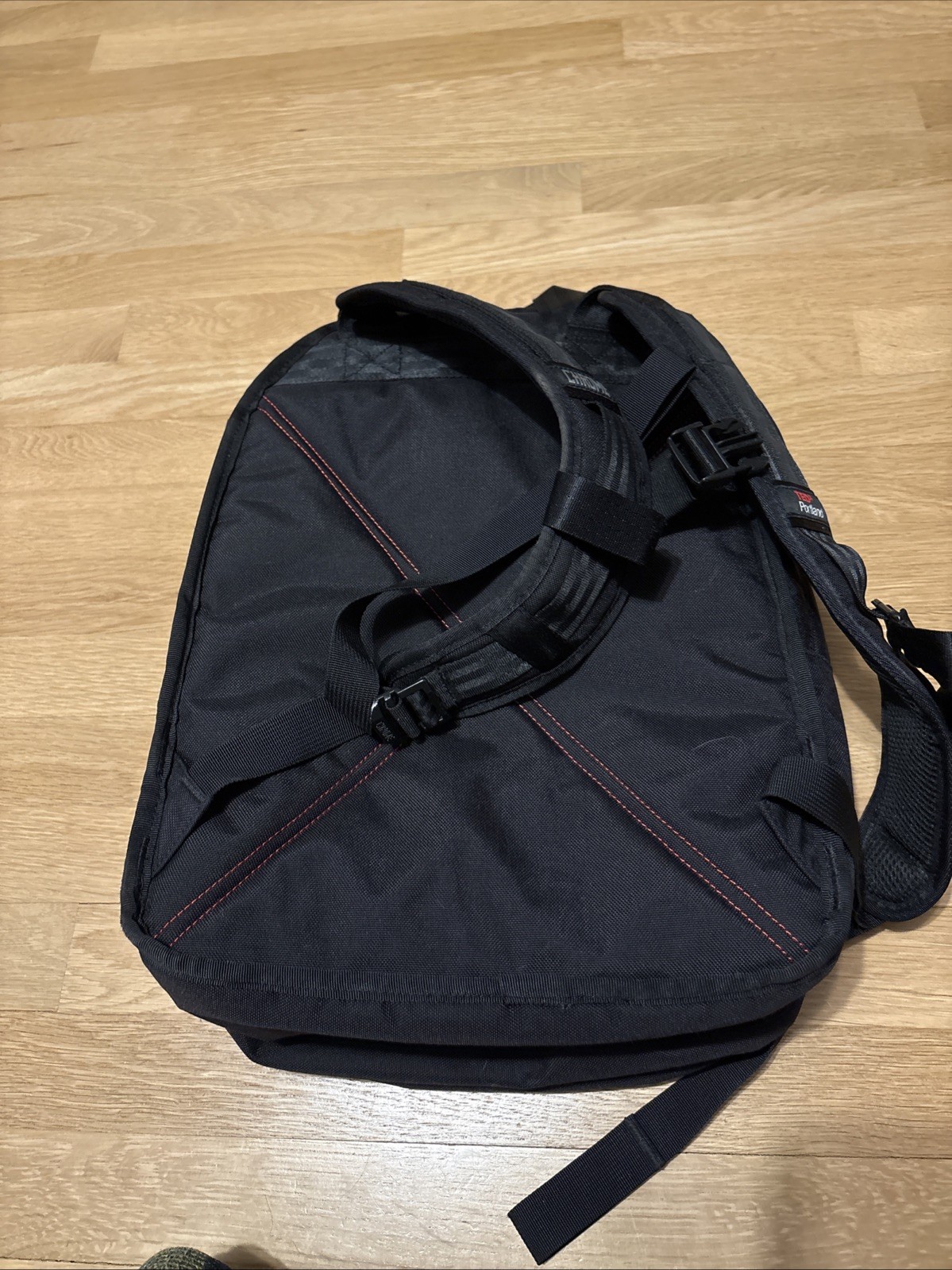 TEDx Portland CHROME INDUSTRIES Backpack Book Bag Ted X Black Bag Promo Rare