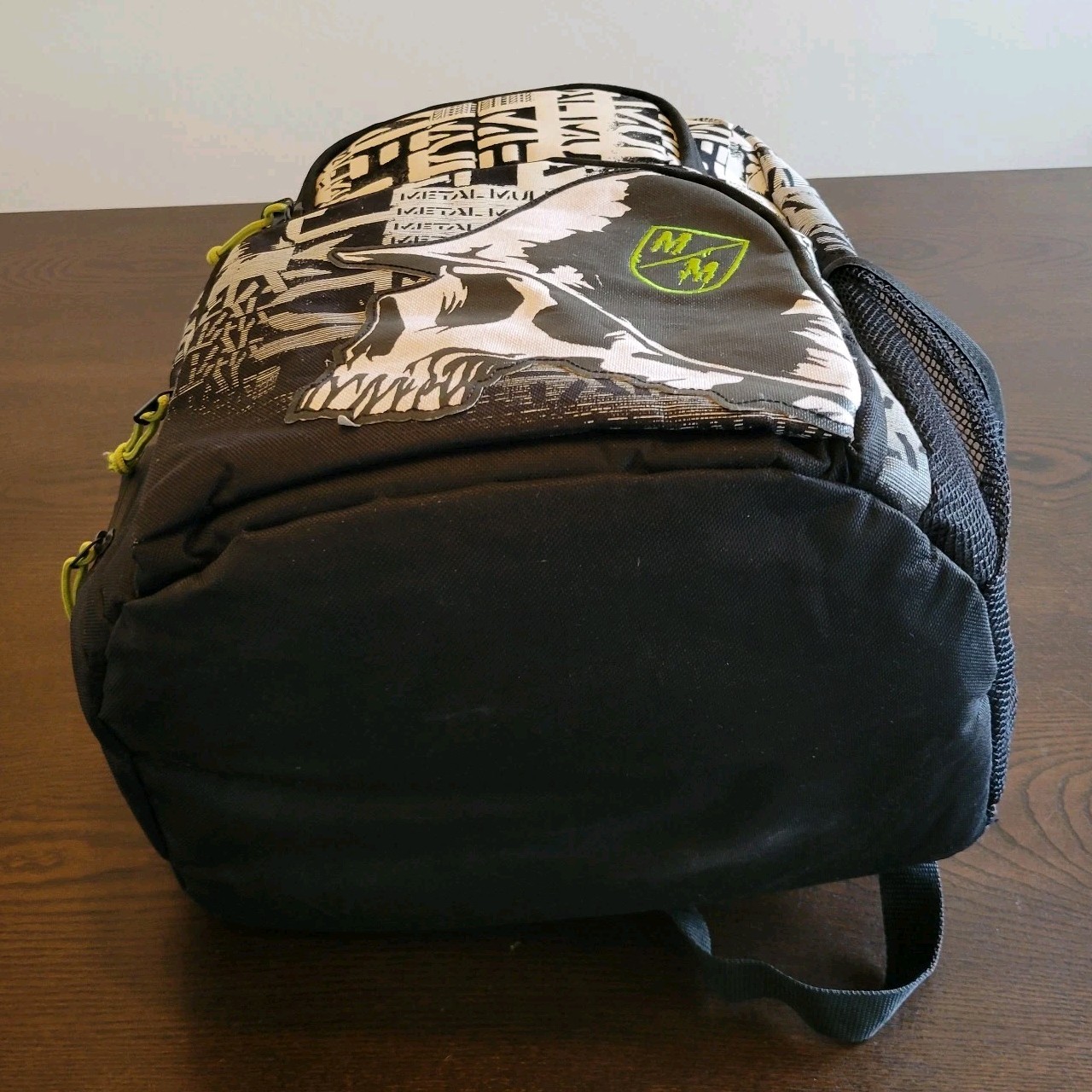 Rare Y2K Metal Mulisha Black Backpack Skate Skull Laptop School BMX