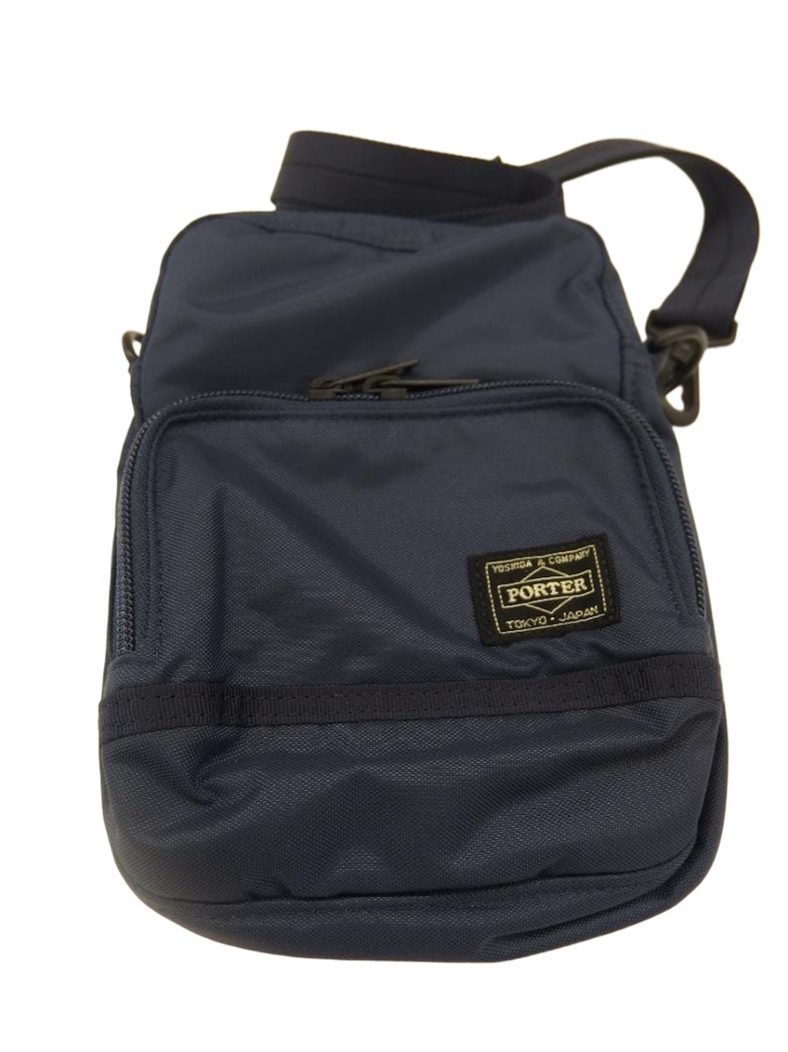 PORTER Flash Shoulder Bag Blue 20x14x4cm Used Japan