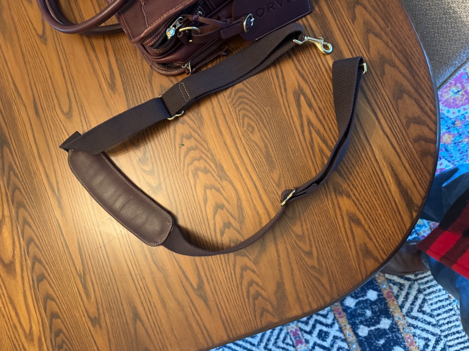 Orvis Bullhide Briefcase Messenger Bag 17RX-4600 SEP 2007 17″X12″X5″ with TAG