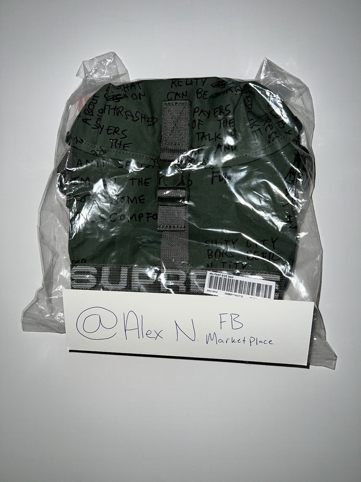 SUPREME FIELD SIDE BAG OLIVE GONZ/ SS23 BRAND NEW! NEVER OPENED
